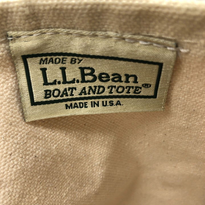 00'S LLBean BOAT AND TOTE ANATOMICA Tote Bag Made in USA Vintage cotton unbleached Vintage Second Hand