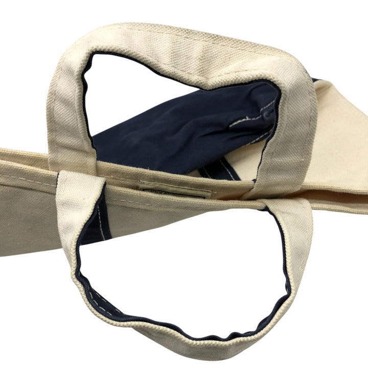 00'S LLBean BOAT AND TOTE ANATOMICA Tote Bag Made in USA Vintage cotton unbleached Vintage Second Hand