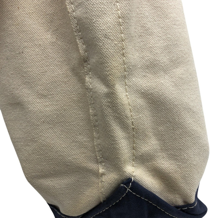 00'S LLBean BOAT AND TOTE ANATOMICA Tote Bag Made in USA Vintage cotton unbleached Vintage Second Hand