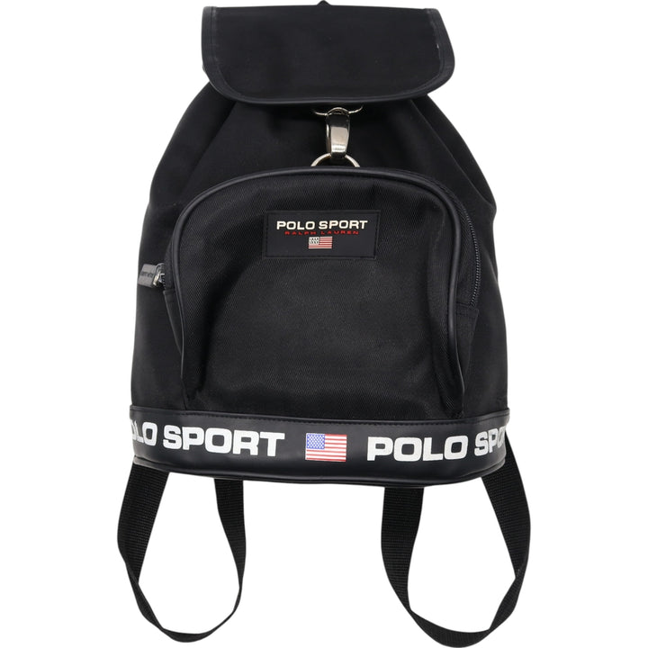 90'S Ralph Lauren POLO SPORT Backpack Vintage unknown black type Vintage Second Hand
