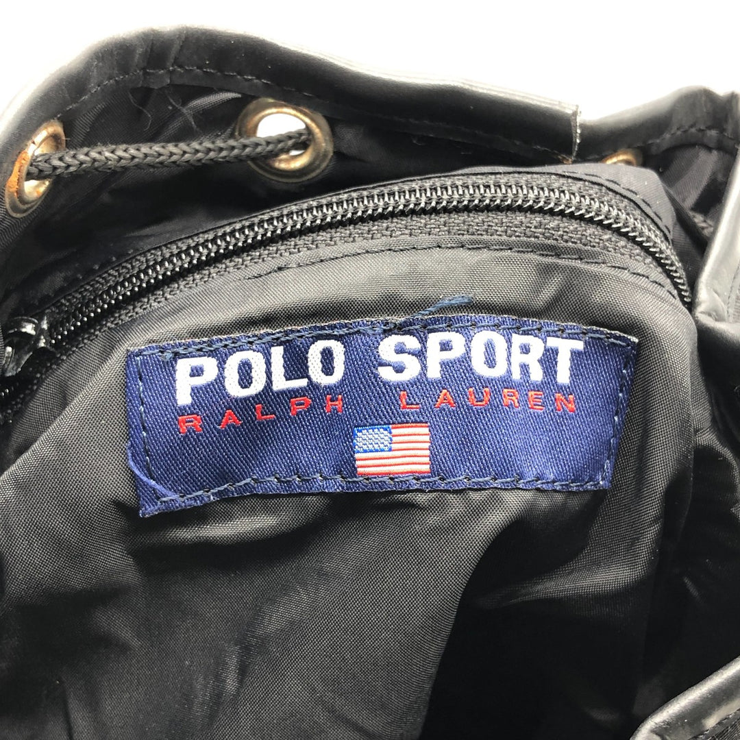 90'S Ralph Lauren POLO SPORT Backpack Vintage unknown black type Vintage Second Hand