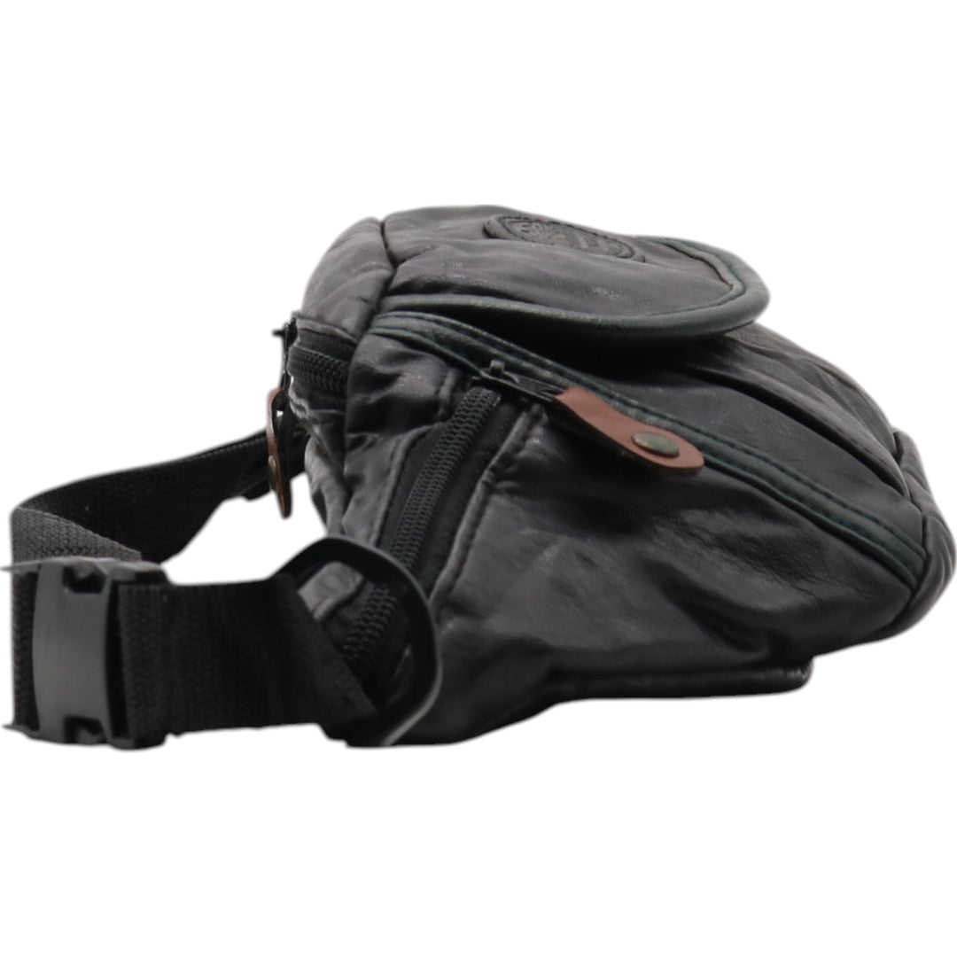 Cascade Falls Waist Bag genuine leather black type Vintage Second Hand