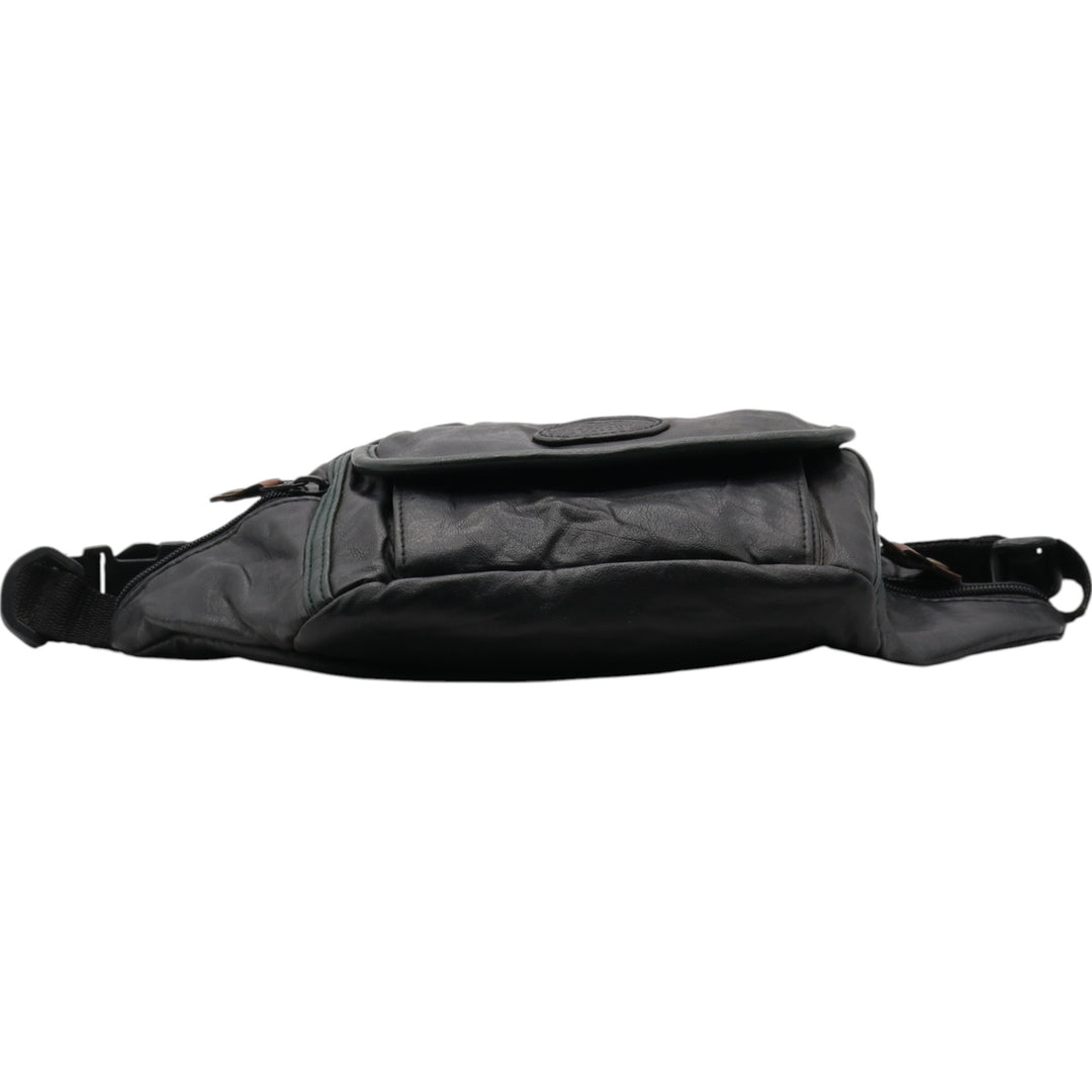 Cascade Falls Waist Bag genuine leather black type Vintage Second Hand