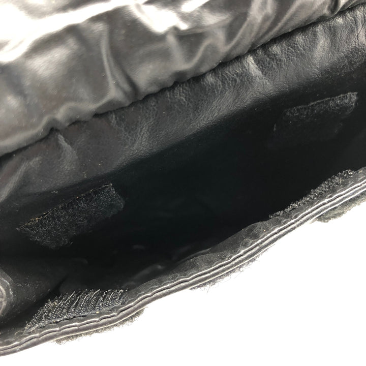 Cascade Falls Waist Bag genuine leather black type Vintage Second Hand