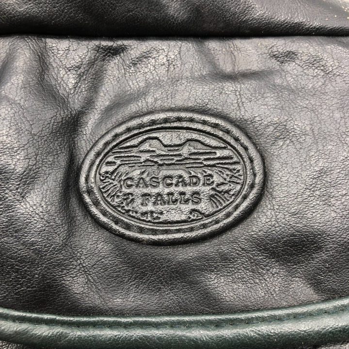 Cascade Falls Waist Bag genuine leather black type Vintage Second Hand
