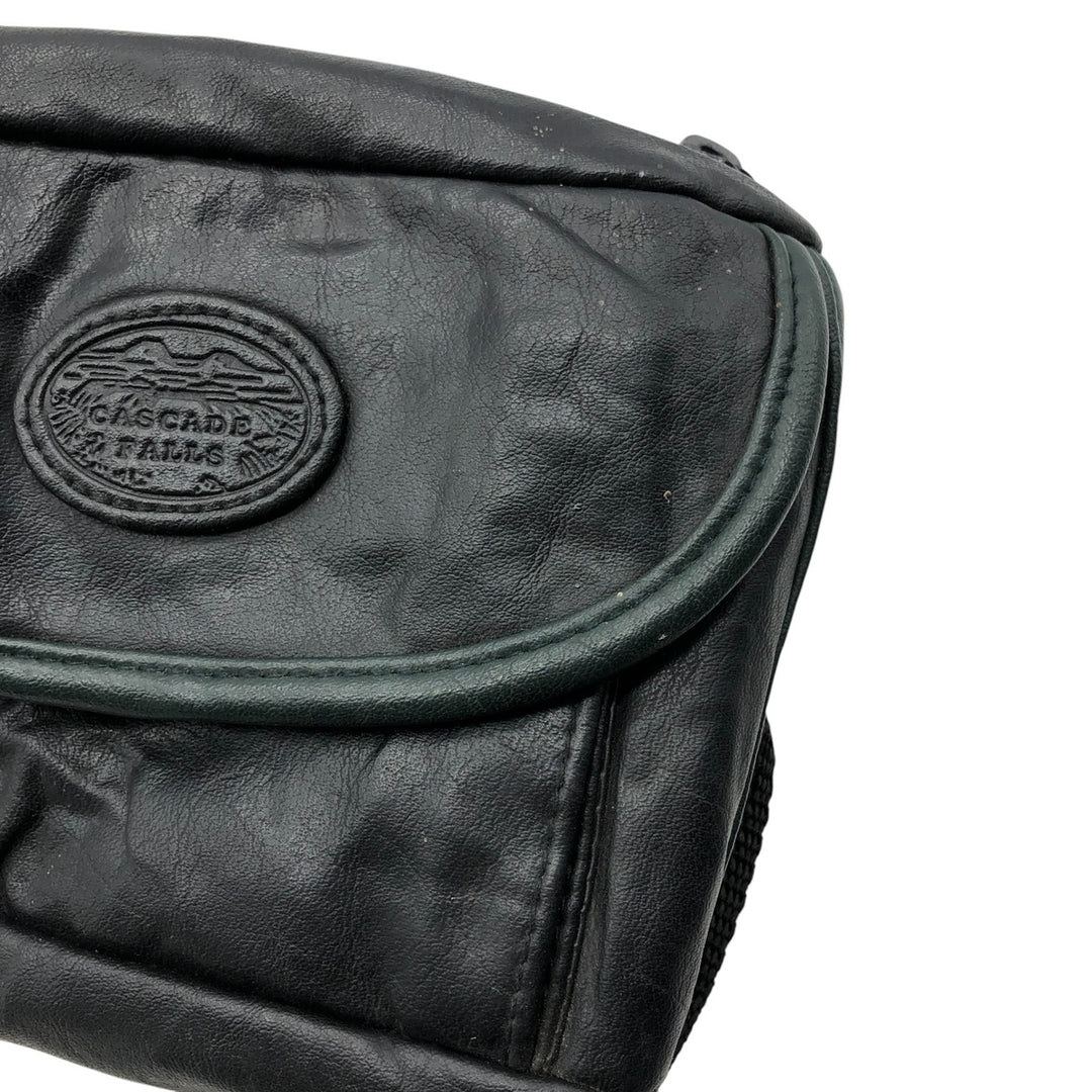 Cascade Falls Waist Bag genuine leather black type Vintage Second Hand