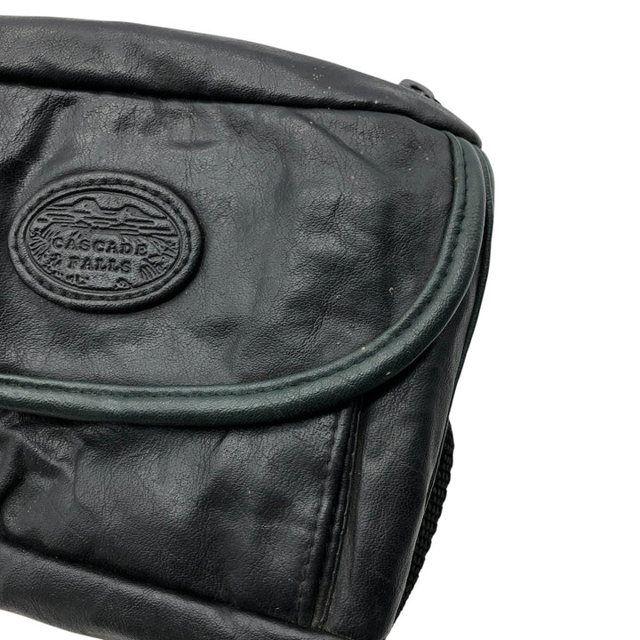 Cascade Falls Waist Bag genuine leather black type Vintage Second Hand