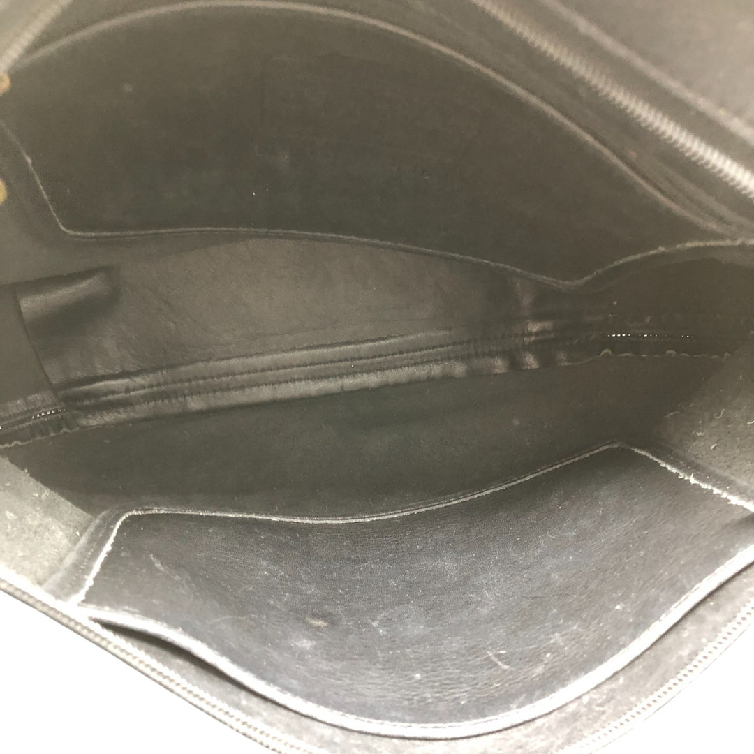 90'S Coach Old Coach Shoulder Bag, Made in USA, Vintage genuine leather black type Vintage Second Hand