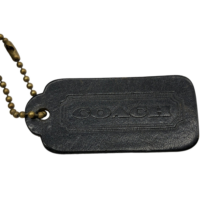 90'S Coach Old Coach Shoulder Bag, Made in USA, Vintage genuine leather black type Vintage Second Hand