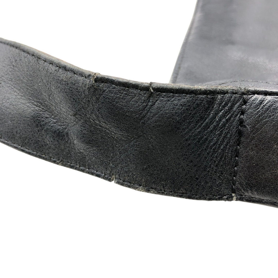 90'S Coach Old Coach Shoulder Bag, Made in USA, Vintage genuine leather black type Vintage Second Hand