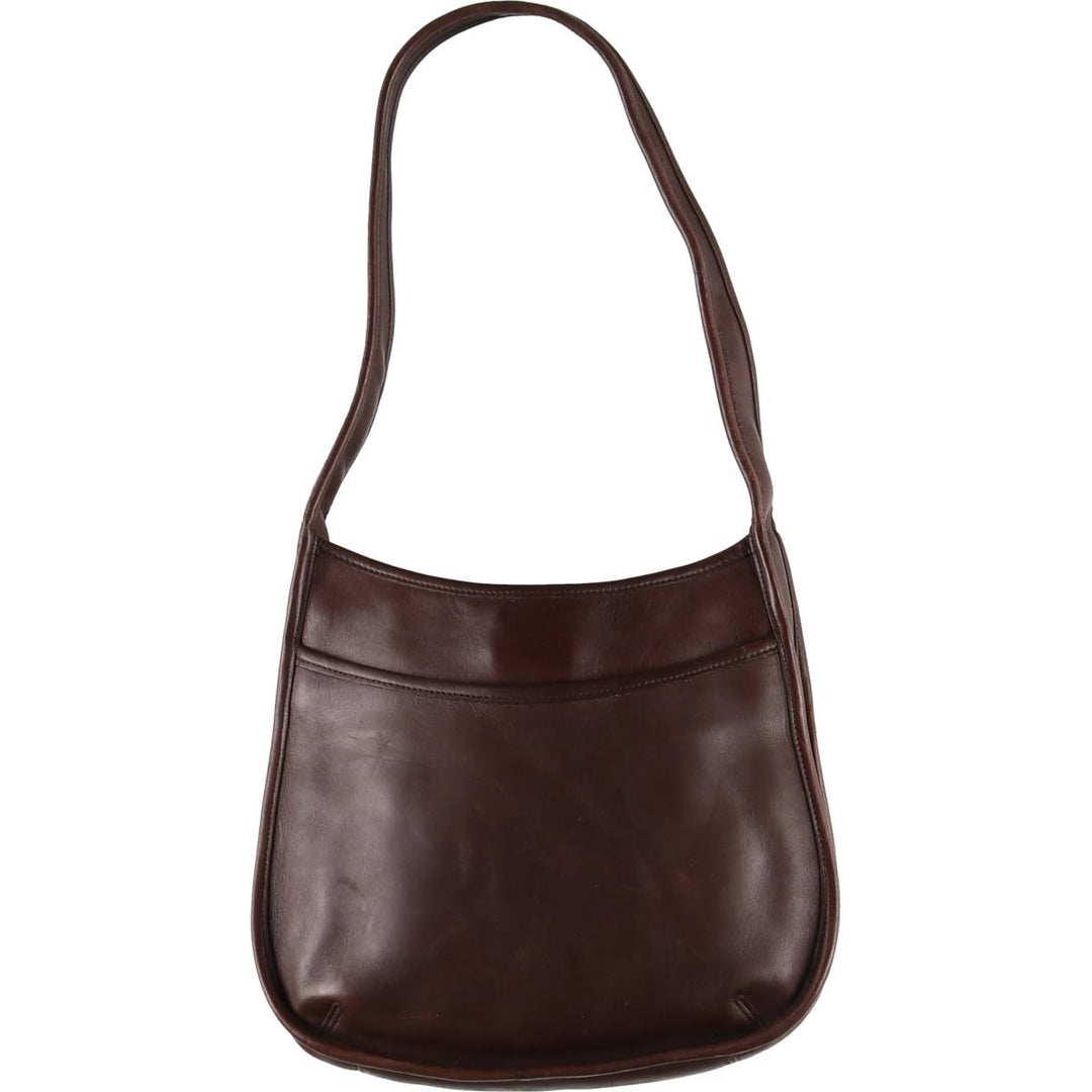 90'S Coach Old Coach Ergo Shoulder Bag, Made in USA, Vintage genuine leather brown type Vintage Second Hand