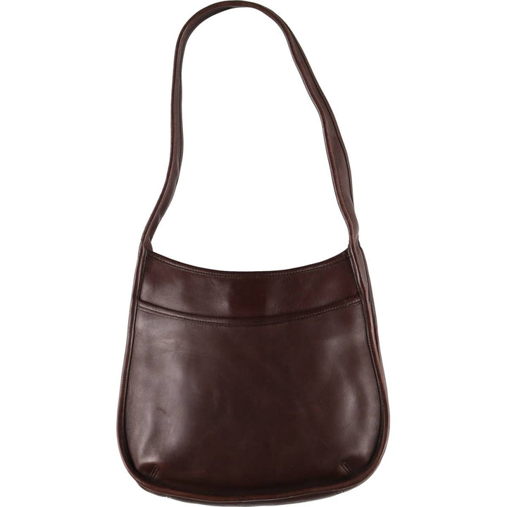 90'S Coach Old Coach Ergo Shoulder Bag, Made in USA, Vintage genuine leather brown type Vintage Second Hand