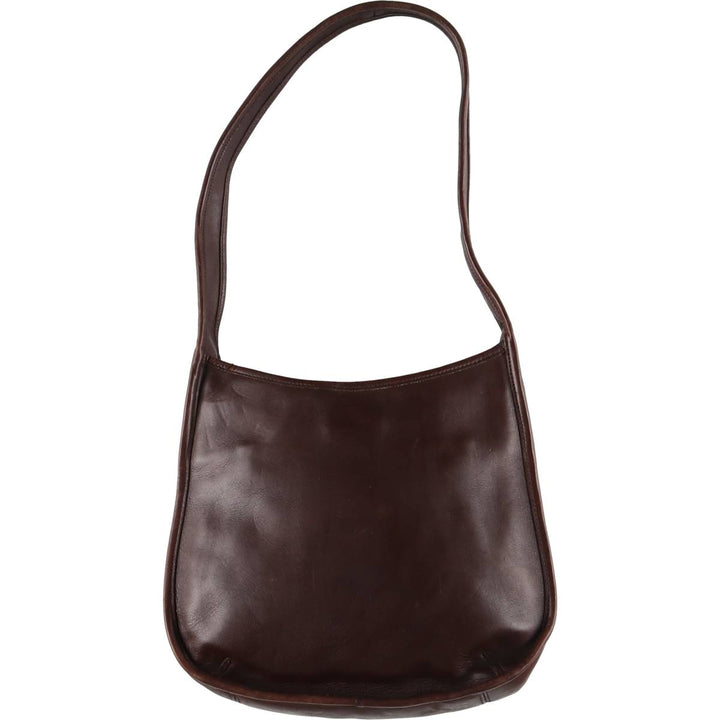 90'S Coach Old Coach Ergo Shoulder Bag, Made in USA, Vintage genuine leather brown type Vintage Second Hand