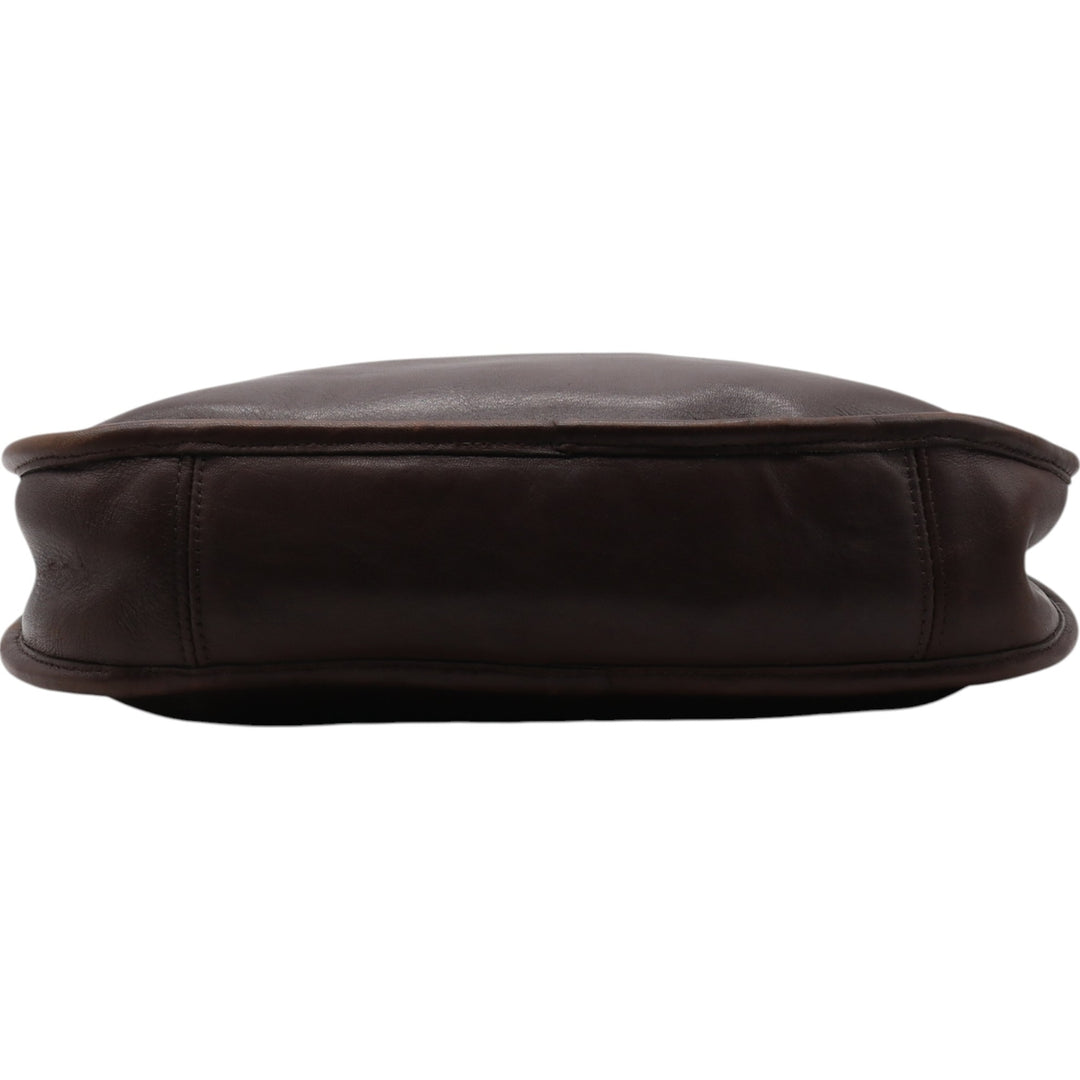 90'S Coach Old Coach Ergo Shoulder Bag, Made in USA, Vintage genuine leather brown type Vintage Second Hand