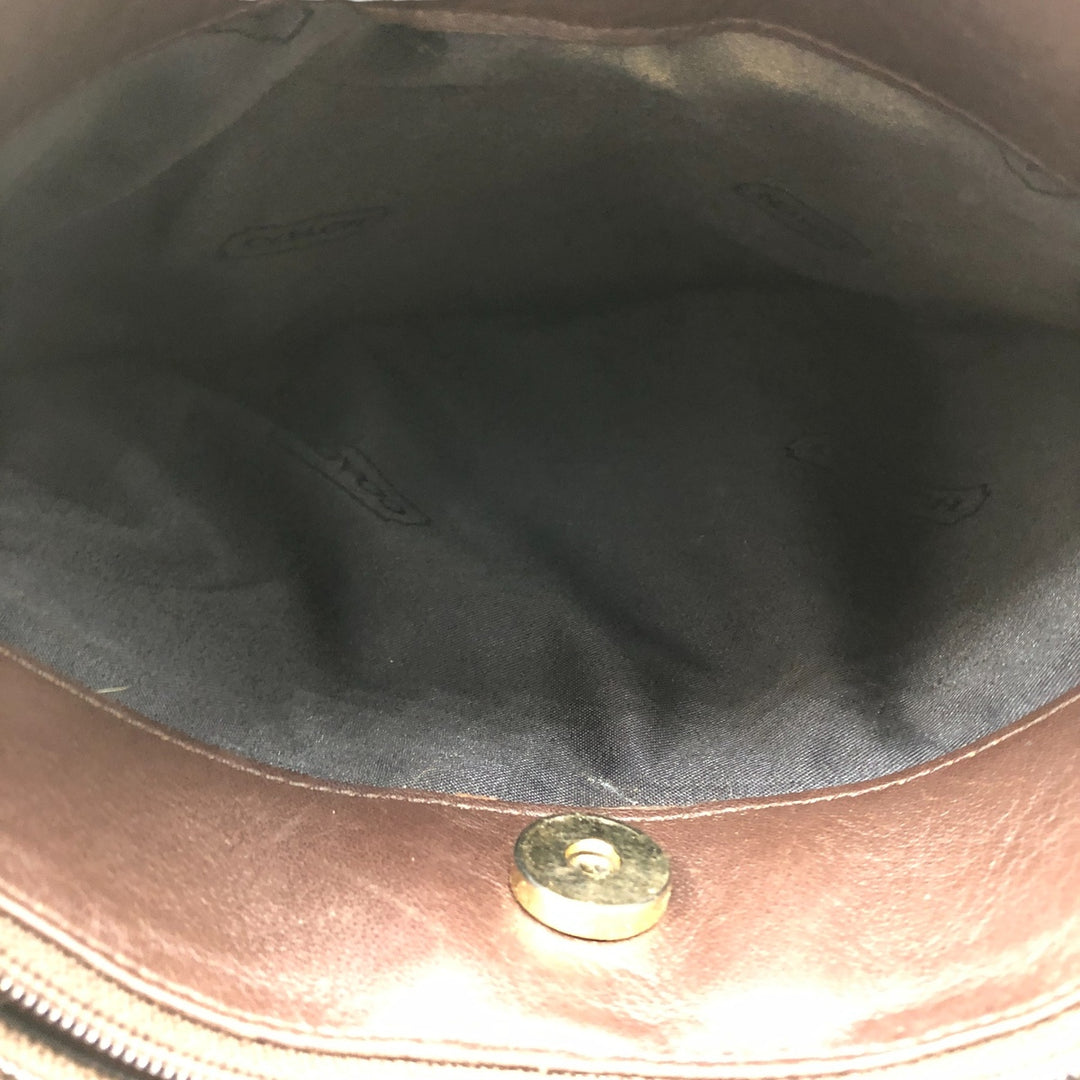 90'S Coach Old Coach Ergo Shoulder Bag, Made in USA, Vintage genuine leather brown type Vintage Second Hand