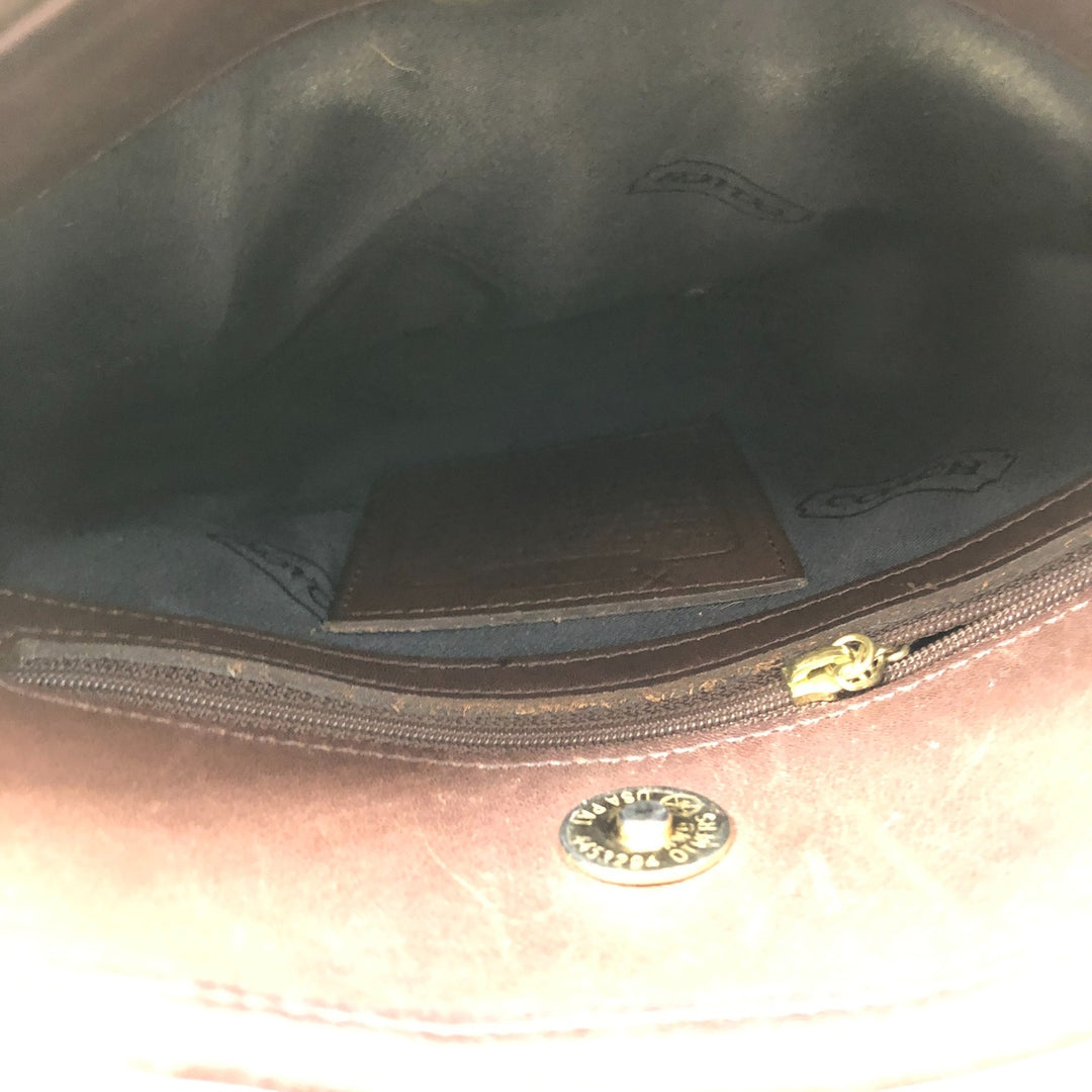 90'S Coach Old Coach Ergo Shoulder Bag, Made in USA, Vintage genuine leather brown type Vintage Second Hand