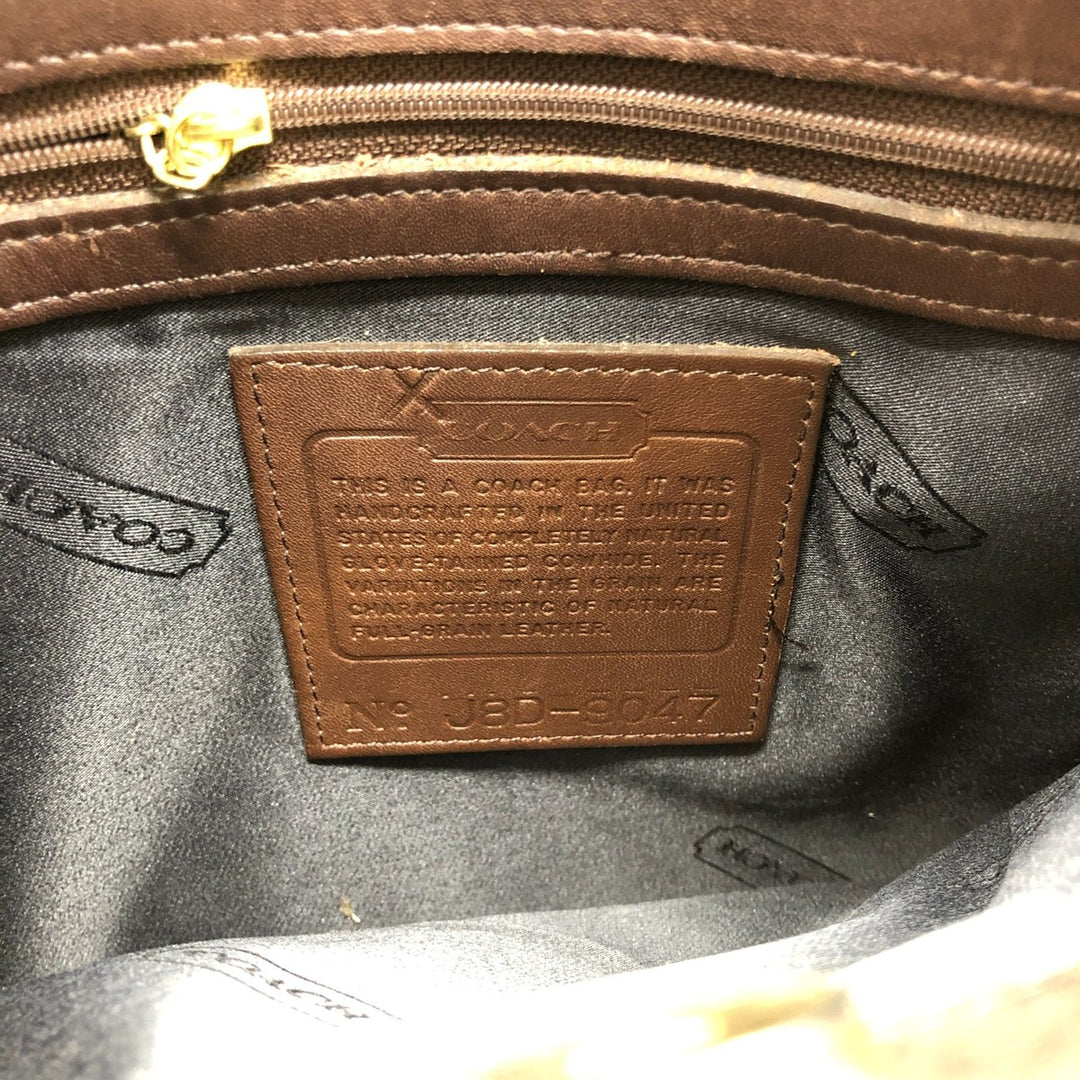 90'S Coach Old Coach Ergo Shoulder Bag, Made in USA, Vintage genuine leather brown type Vintage Second Hand