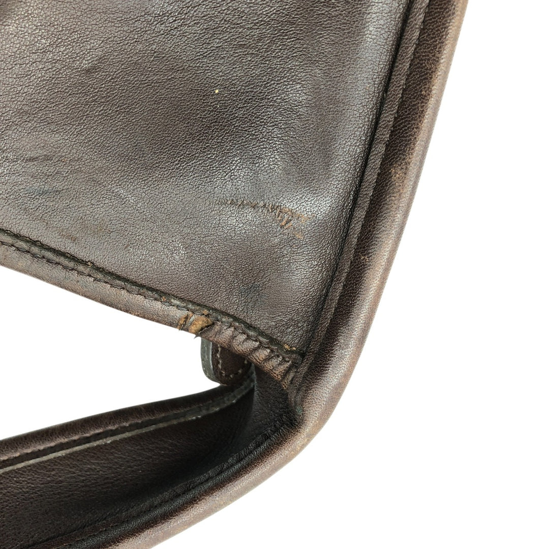 90'S Coach Old Coach Ergo Shoulder Bag, Made in USA, Vintage genuine leather brown type Vintage Second Hand
