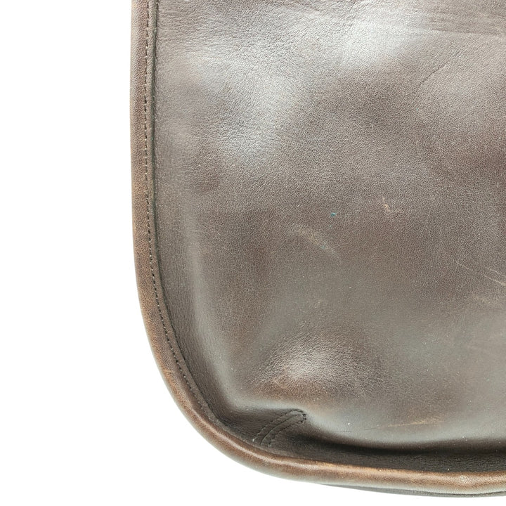 90'S Coach Old Coach Ergo Shoulder Bag, Made in USA, Vintage genuine leather brown type Vintage Second Hand