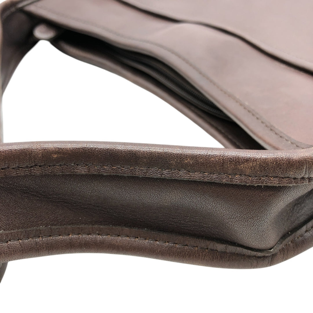 90'S Coach Old Coach Ergo Shoulder Bag, Made in USA, Vintage genuine leather brown type Vintage Second Hand