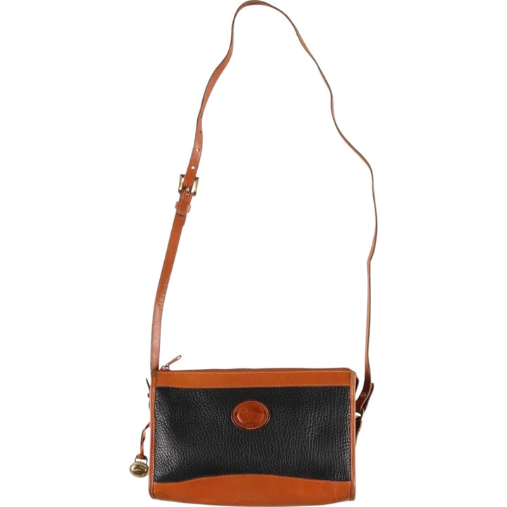 70'S Dooney & Bourke 2WAY Clutch Bag Shoulder Bag Made in USA Vintage genuine leather brown type Vintage Second Hand