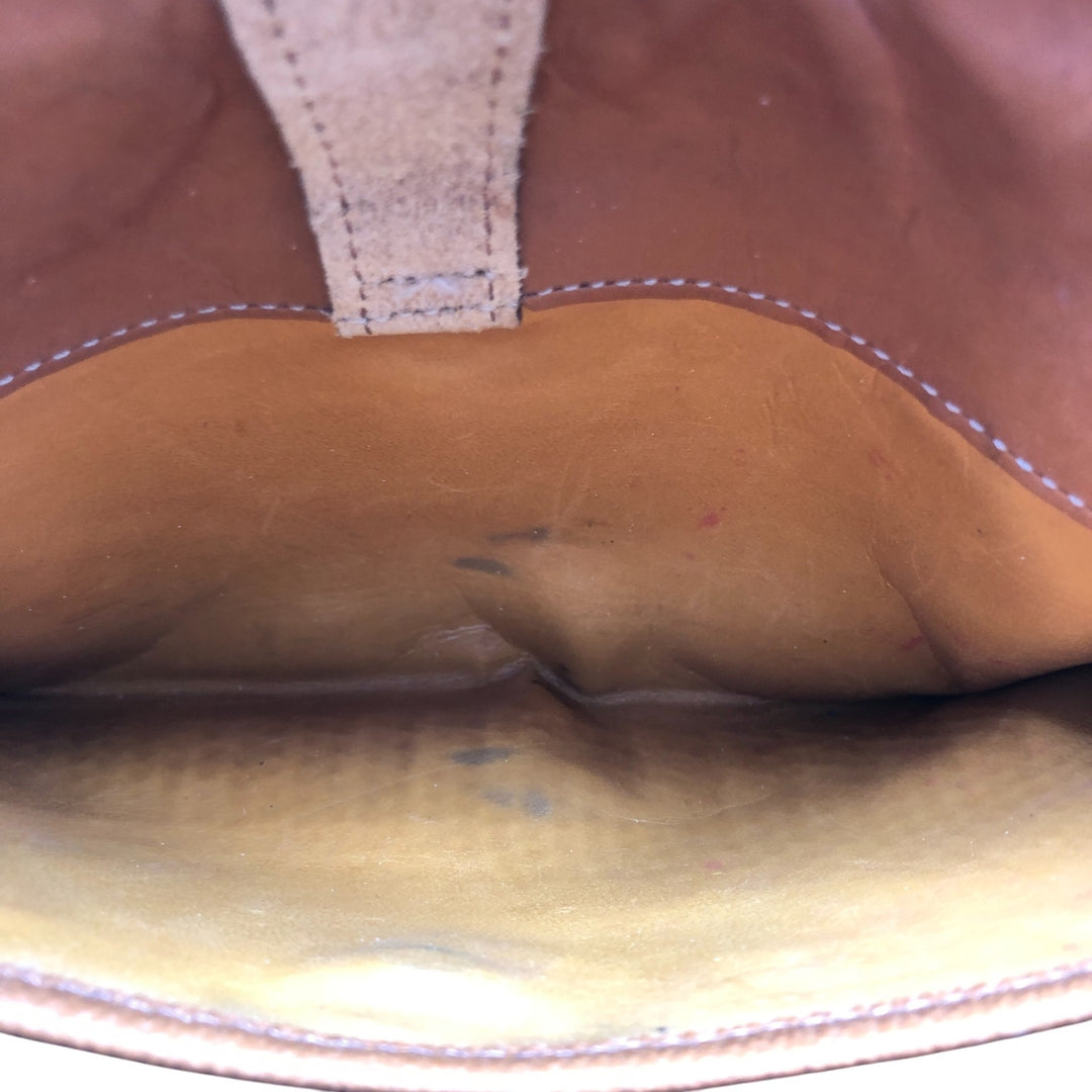 70'S Dooney & Bourke 2WAY Clutch Bag Shoulder Bag Made in USA Vintage genuine leather brown type Vintage Second Hand