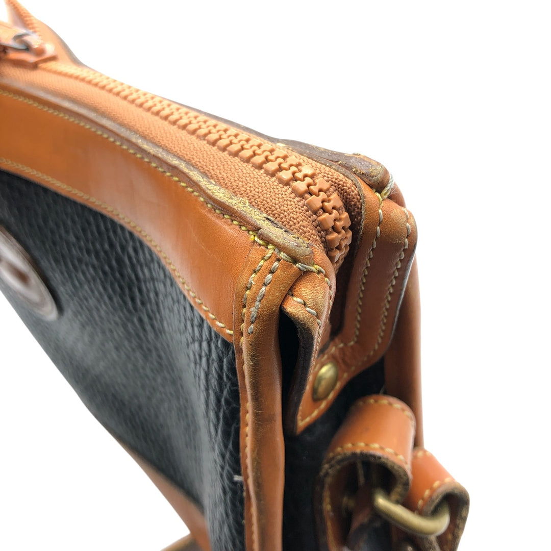70'S Dooney & Bourke 2WAY Clutch Bag Shoulder Bag Made in USA Vintage genuine leather brown type Vintage Second Hand