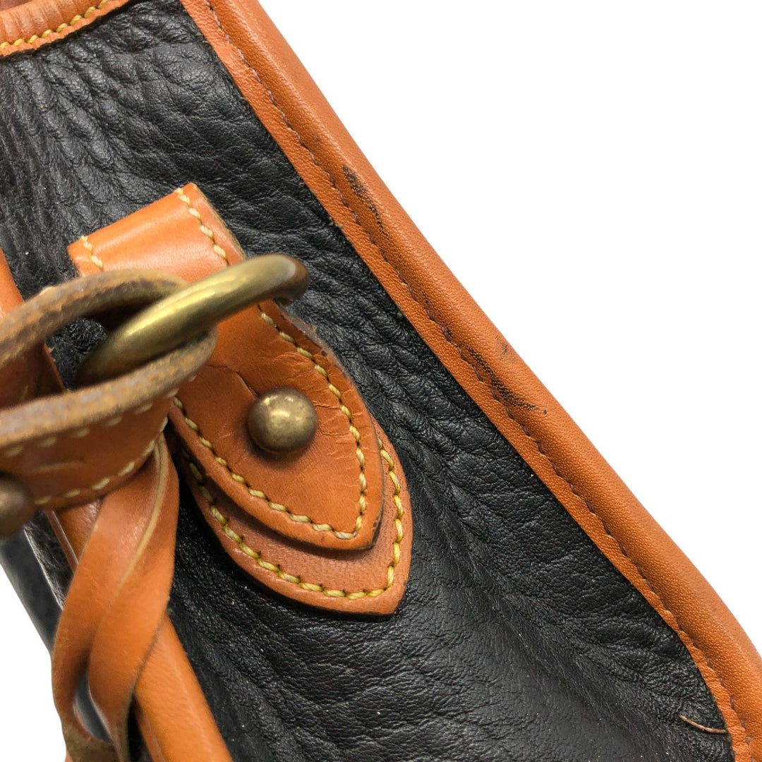 70'S Dooney & Bourke 2WAY Clutch Bag Shoulder Bag Made in USA Vintage genuine leather brown type Vintage Second Hand