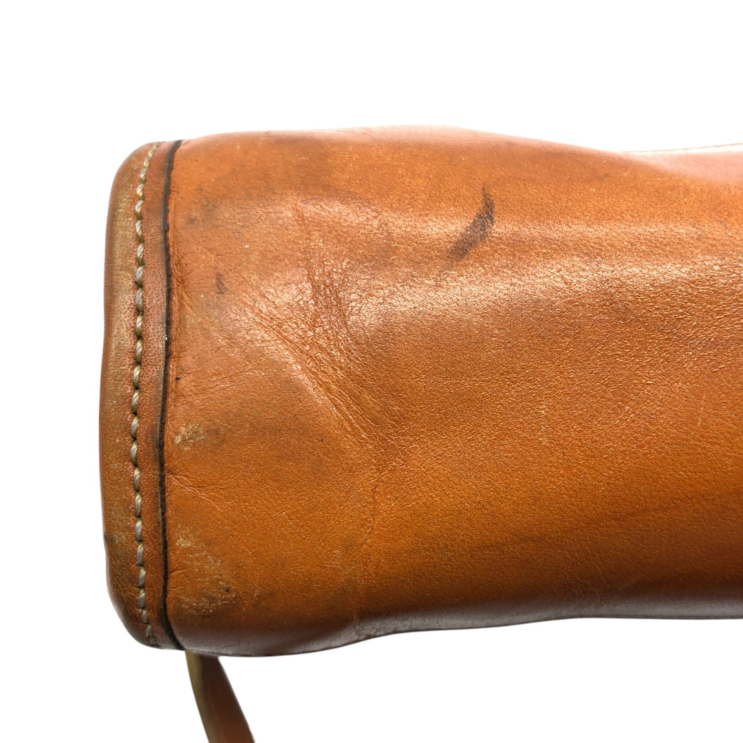 70'S Dooney & Bourke 2WAY Clutch Bag Shoulder Bag Made in USA Vintage genuine leather brown type Vintage Second Hand