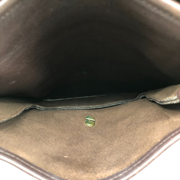 Vintage 1980'S Coach Station Bag, Turnlock 2-Way Shoulder Bag, Made in USA genuine leather brown type Vintage Second Hand