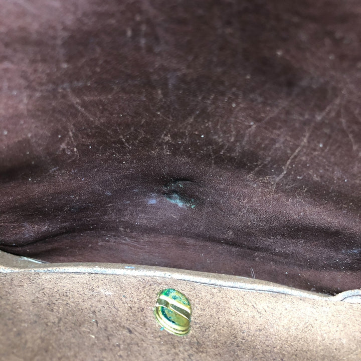 Vintage 1980'S Coach Station Bag, Turnlock 2-Way Shoulder Bag, Made in USA genuine leather brown type Vintage Second Hand