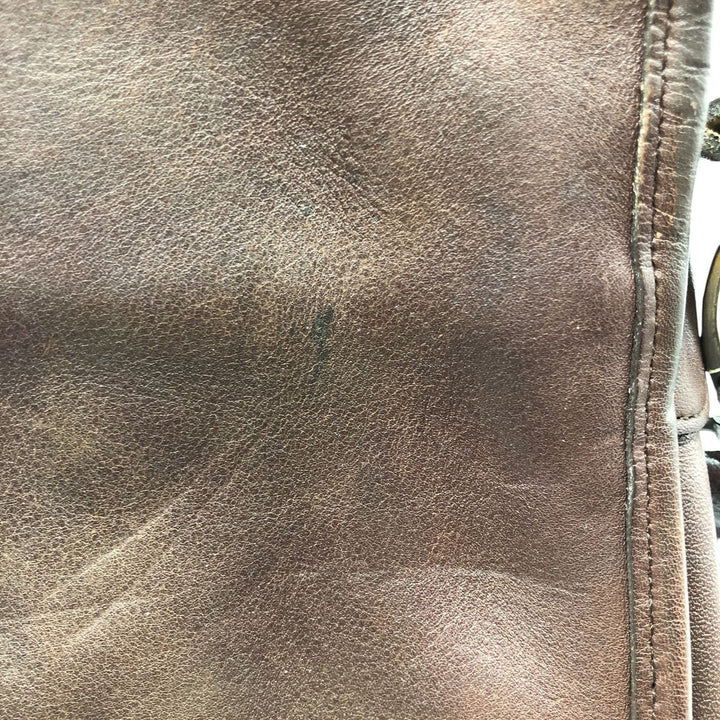 Vintage 1980'S Coach Station Bag, Turnlock 2-Way Shoulder Bag, Made in USA genuine leather brown type Vintage Second Hand