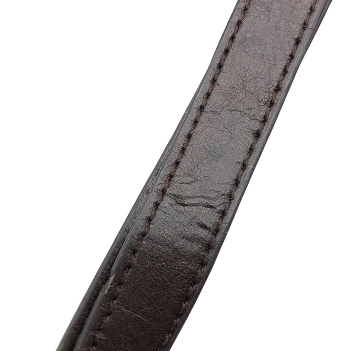 Vintage 1980'S Coach Station Bag, Turnlock 2-Way Shoulder Bag, Made in USA genuine leather brown type Vintage Second Hand