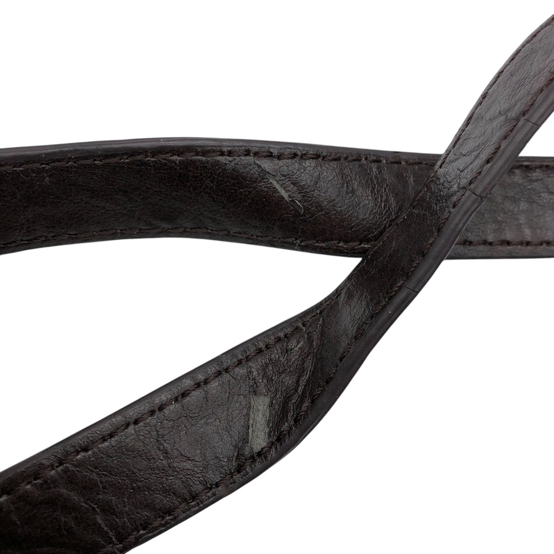 Vintage 1980'S Coach Station Bag, Turnlock 2-Way Shoulder Bag, Made in USA genuine leather brown type Vintage Second Hand