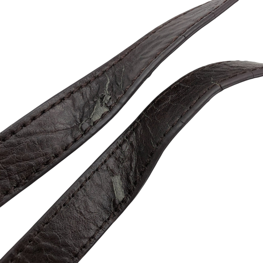 Vintage 1980'S Coach Station Bag, Turnlock 2-Way Shoulder Bag, Made in USA genuine leather brown type Vintage Second Hand