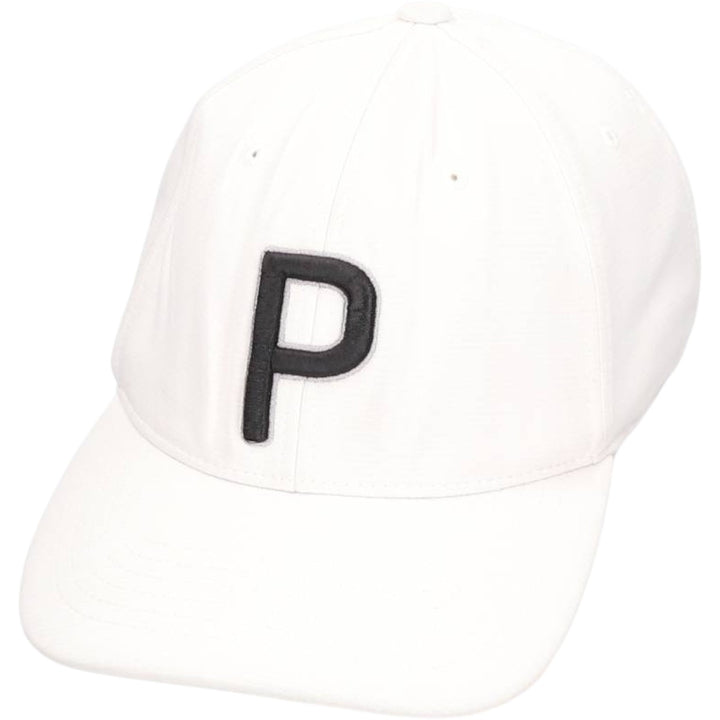PUMA baseball cap, one size fits all polyester white type Vintage Second Hand