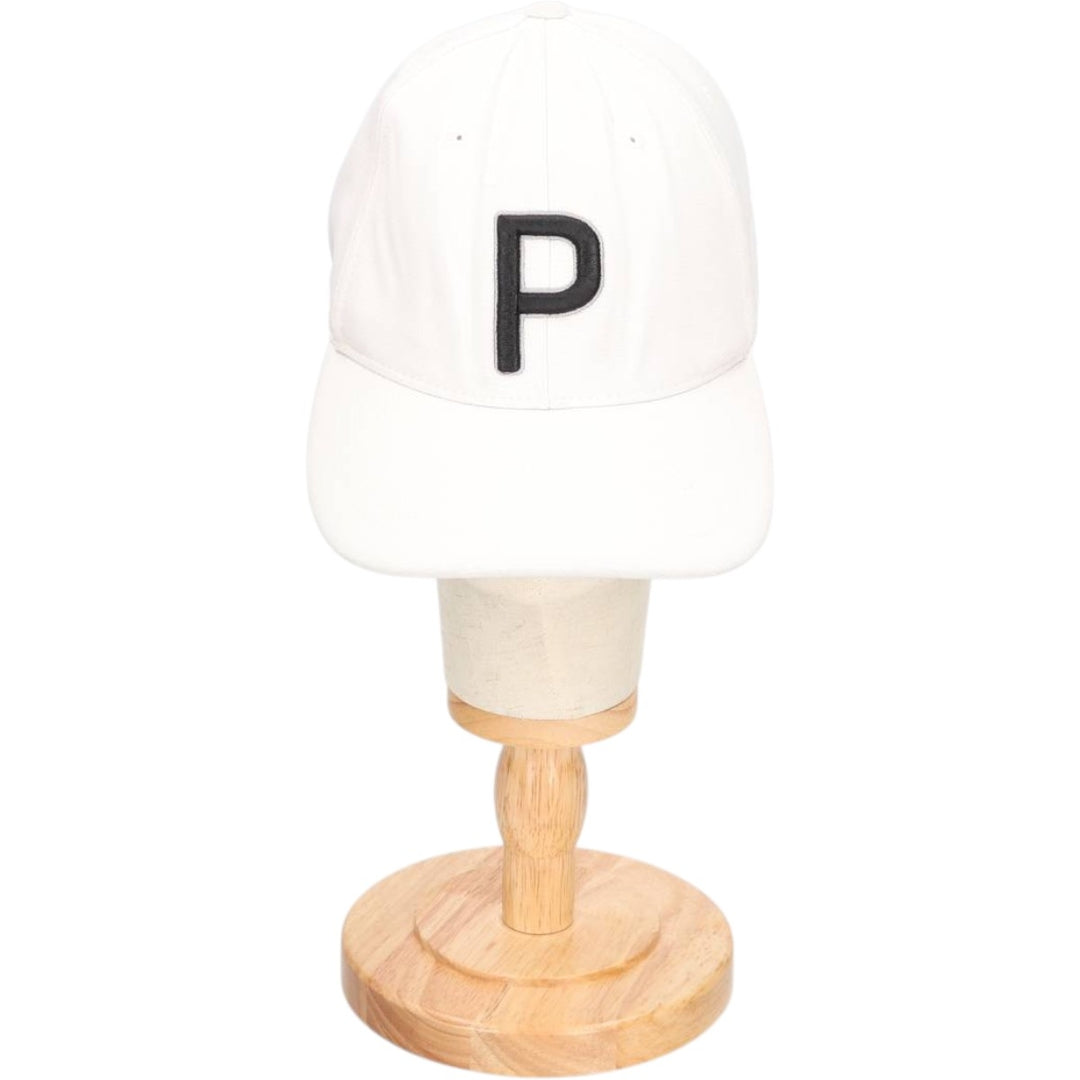 PUMA baseball cap, one size fits all polyester white type Vintage Second Hand