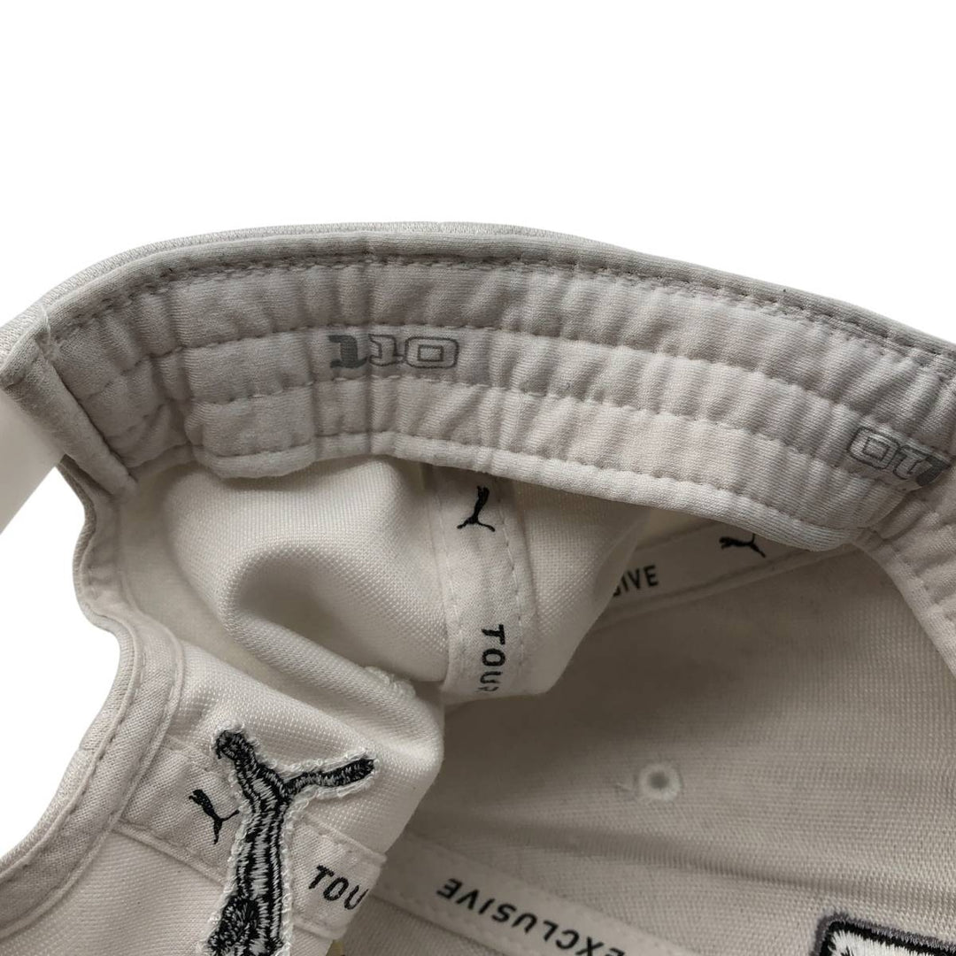 PUMA baseball cap, one size fits all polyester white type Vintage Second Hand