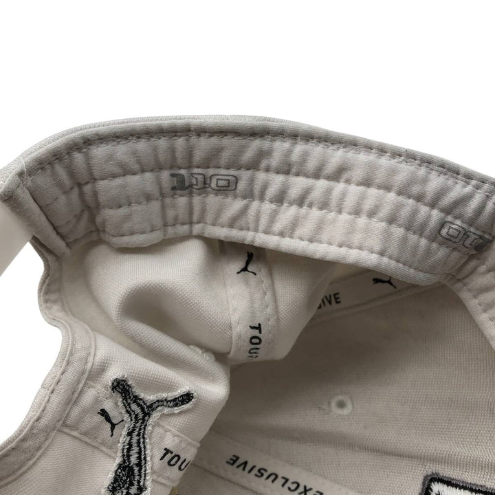 PUMA baseball cap, one size fits all polyester white type Vintage Second Hand