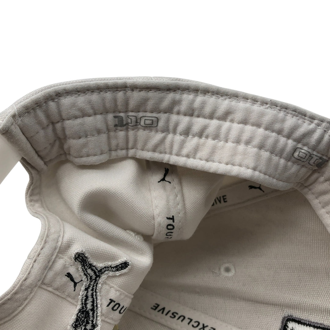 PUMA baseball cap, one size fits all polyester white type Vintage Second Hand