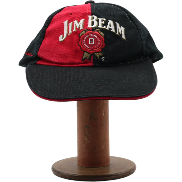 JIM BEAM Jim Beam Advertising Baseball Cap Free Size cotton black type Vintage Second Hand