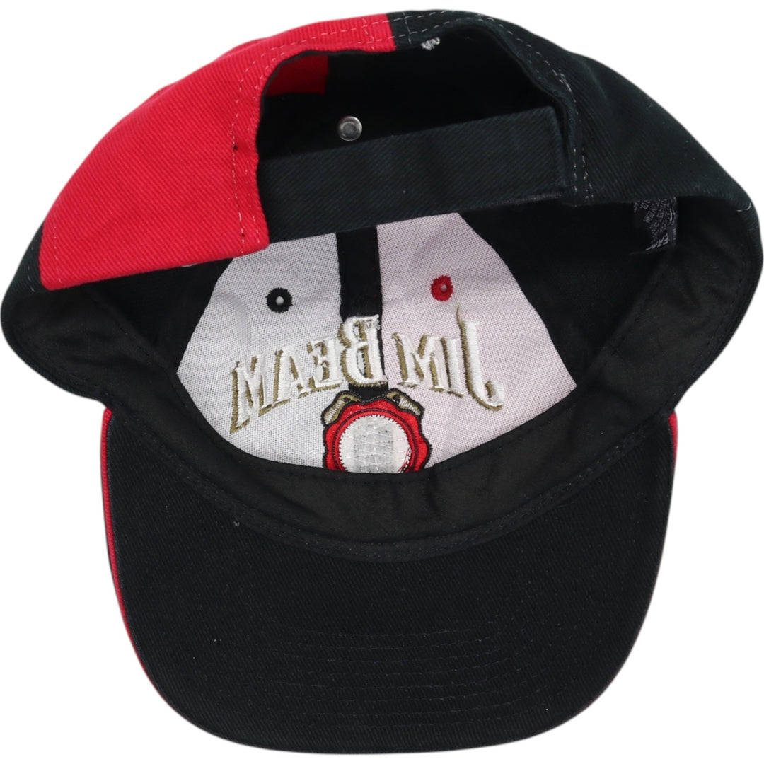 JIM BEAM Jim Beam Advertising Baseball Cap Free Size cotton black type Vintage Second Hand
