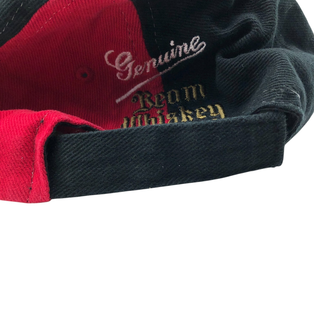 JIM BEAM Jim Beam Advertising Baseball Cap Free Size cotton black type Vintage Second Hand