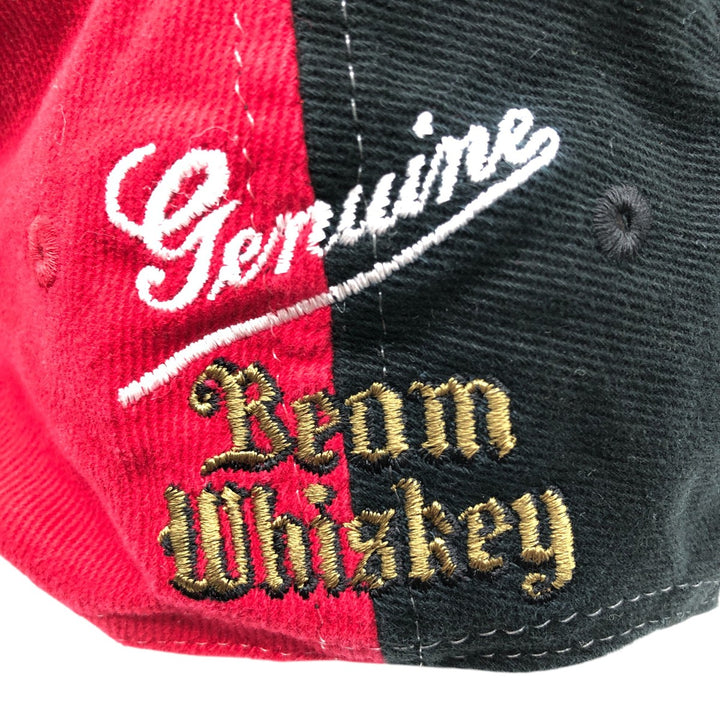 JIM BEAM Jim Beam Advertising Baseball Cap Free Size cotton black type Vintage Second Hand