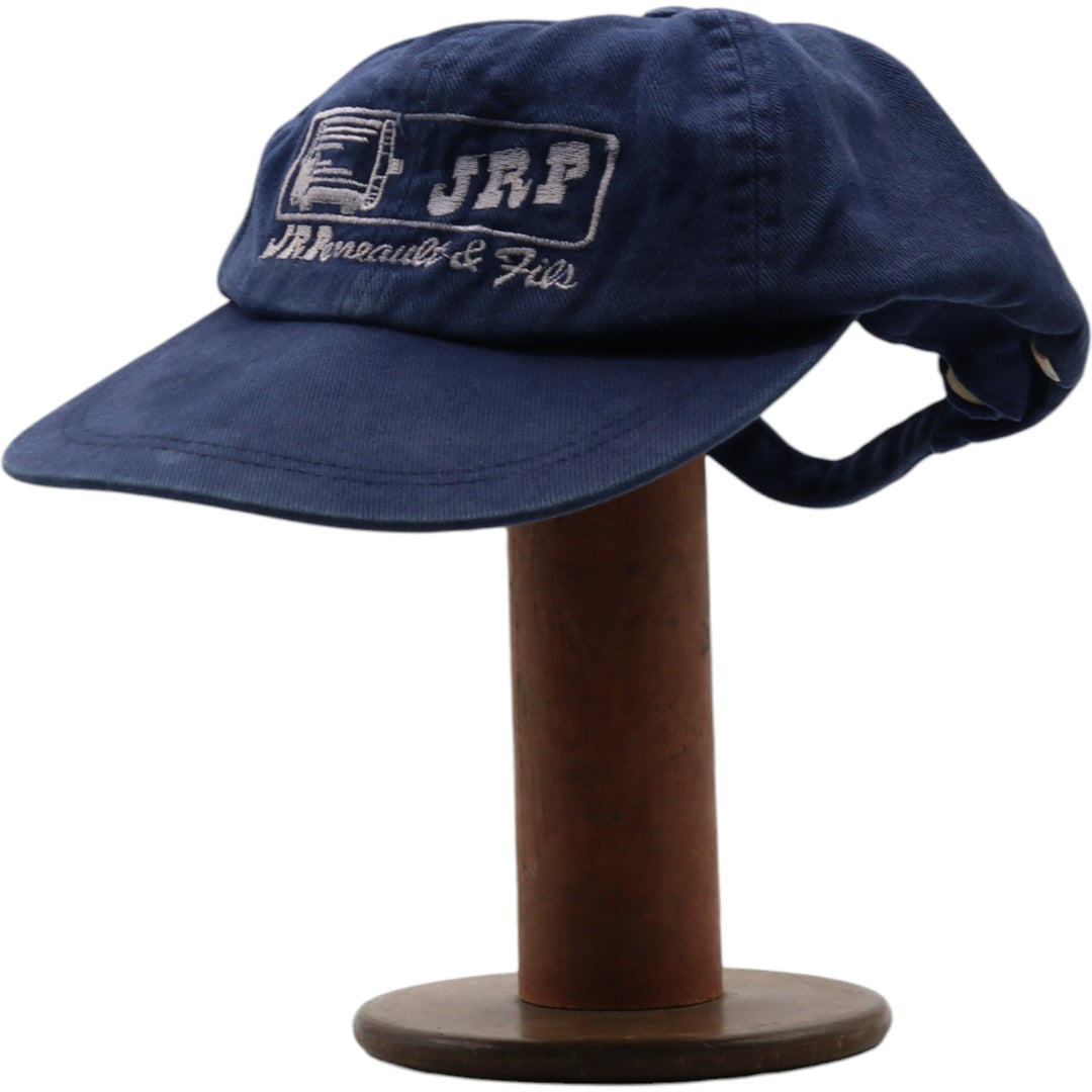 JRP Advertising Baseball Cap Free Size cotton navy blue type Vintage Second Hand