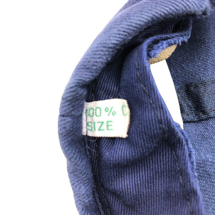 JRP Advertising Baseball Cap Free Size cotton navy blue type Vintage Second Hand