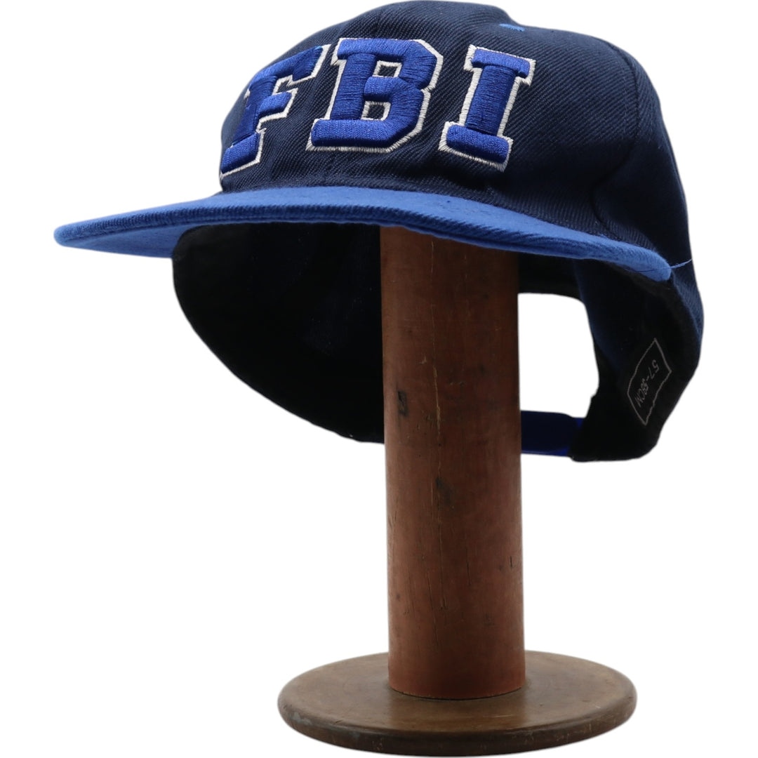 FBI Two-tone Baseball Cap Free Size unclear blue type Vintage Second Hand