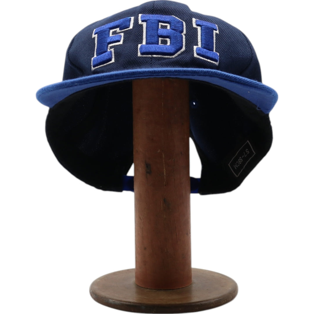 FBI Two-tone Baseball Cap Free Size unclear blue type Vintage Second Hand
