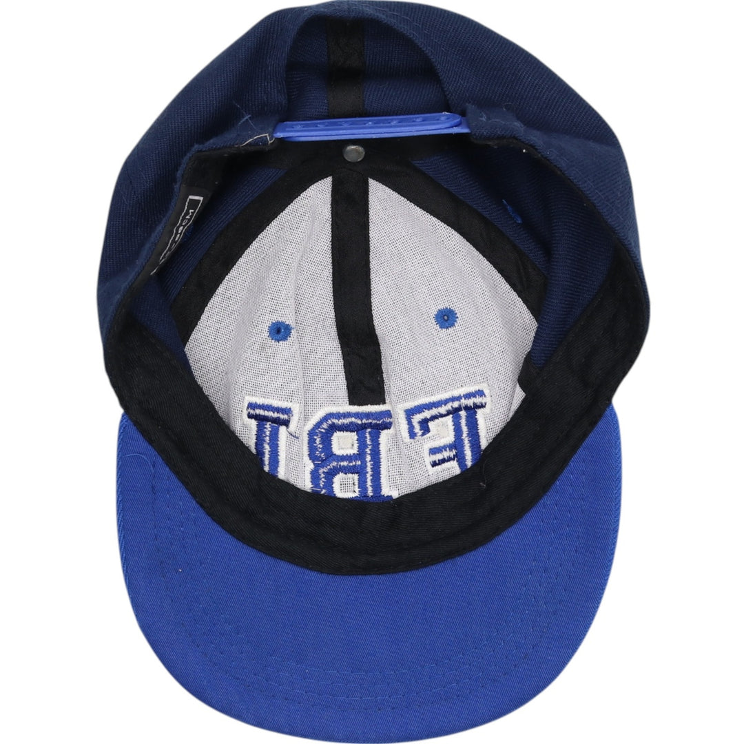 FBI Two-tone Baseball Cap Free Size unclear blue type Vintage Second Hand