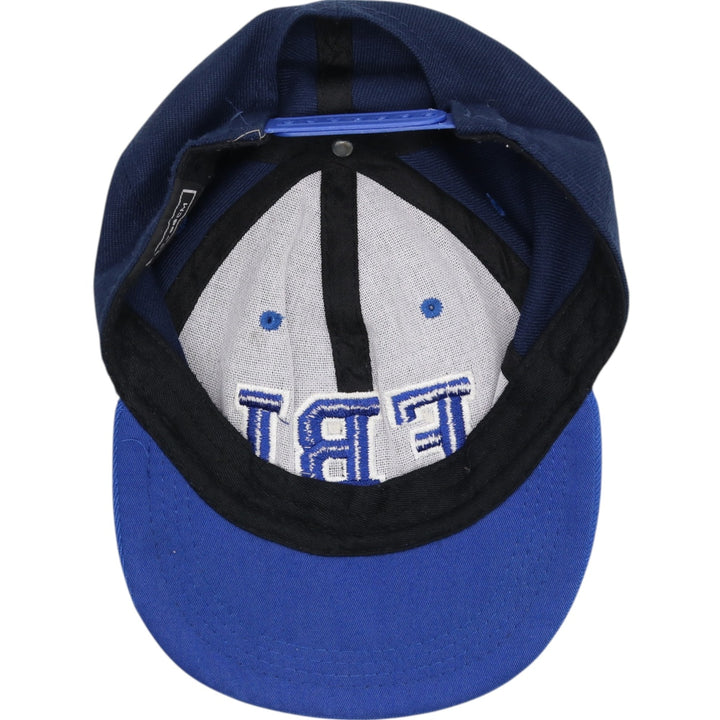 FBI Two-tone Baseball Cap Free Size unclear blue type Vintage Second Hand